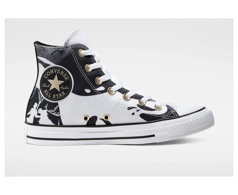 Converse Chuck Taylor All Star Hi Frozen 2 White Black (167358C)