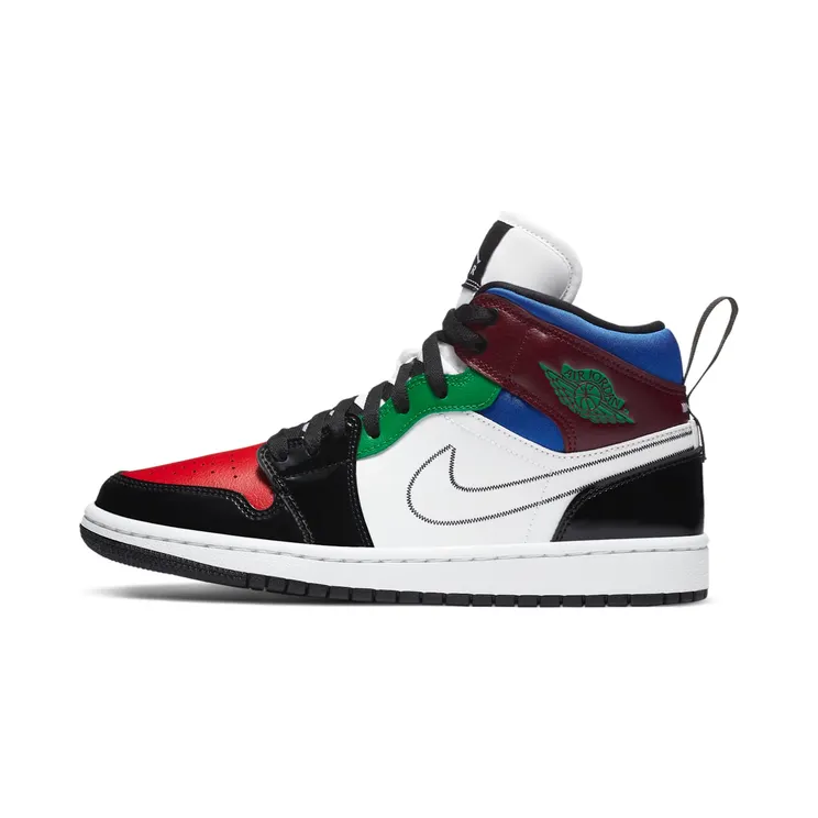 Air Jordan 1 Mid SE Multi-Color “Black / University Red / Hyper Royal / White” (DB5454-001)