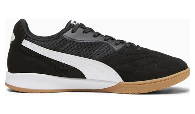 Puma King Top IT Black White Gum (107349-01)
