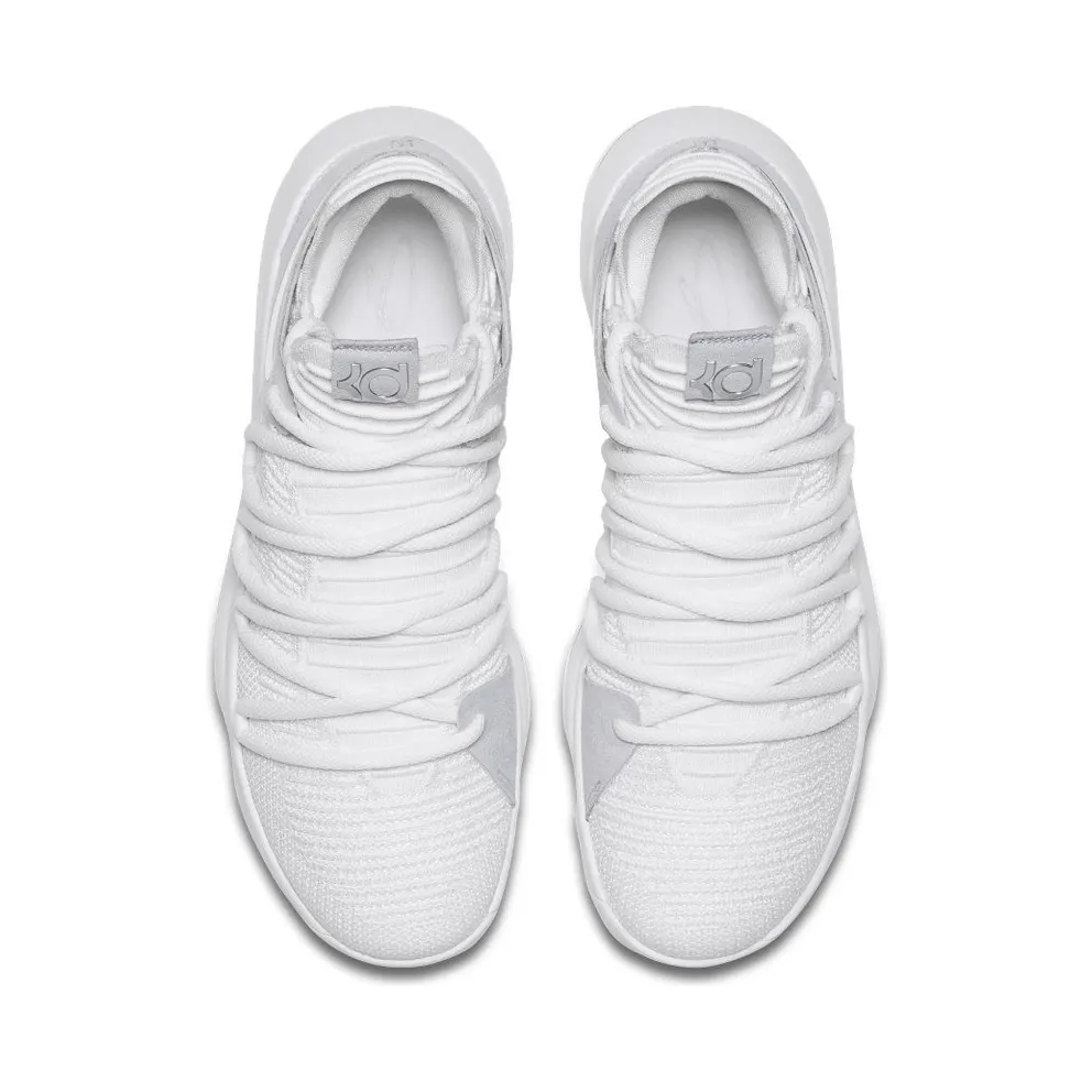 Nike KD 10 Still KD White/Metallic Silver-Pure Platinum (897815-100)