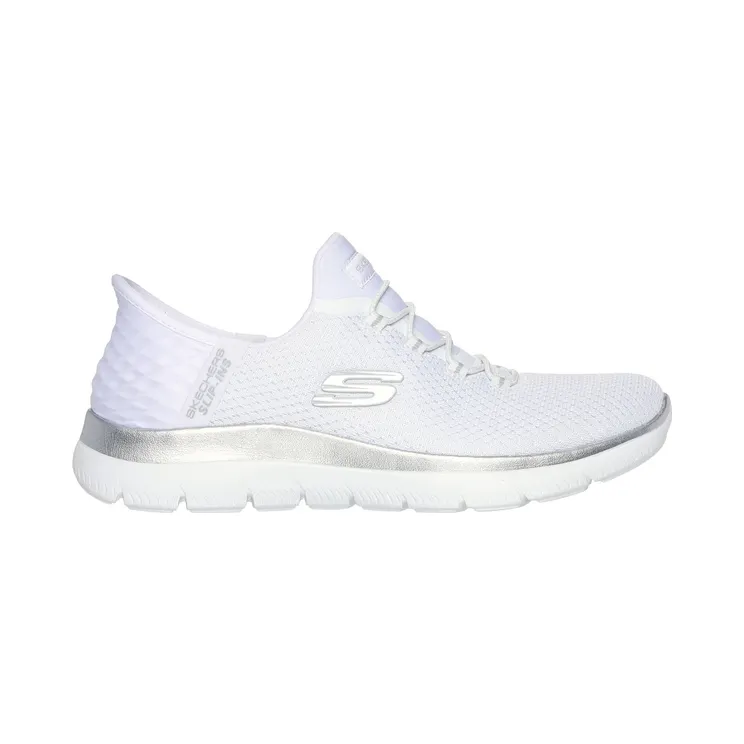 Skechers Slip-ins: Summits – Diamond Dream Wit/Zilver