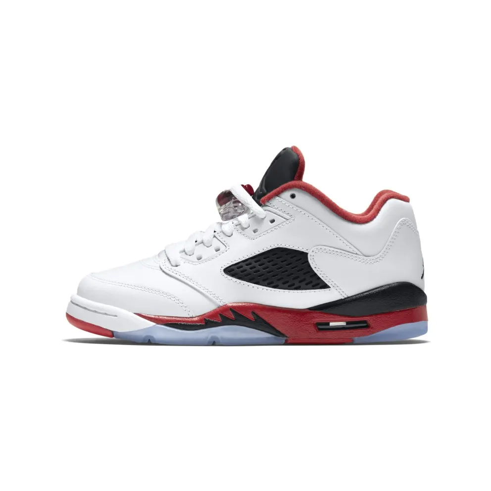 Jordan 5 Retro Fire Red 2016 (GS) White/Fire Red/Black (314338-101)