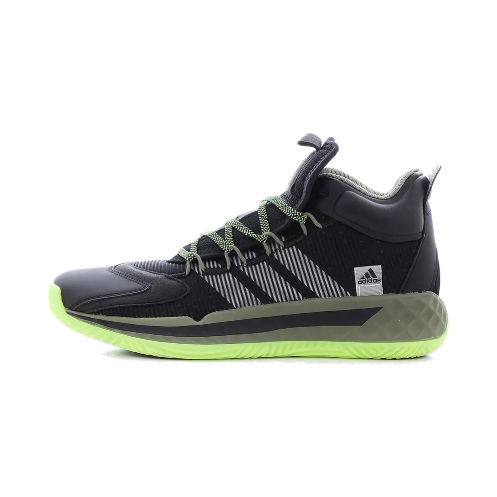 adidas Pro Boost Mid Basketballschuh Core Black / Cloud White / Legacy Green (FW9510)