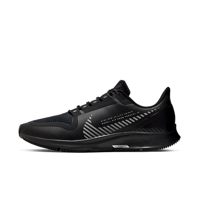 Nike Air Zoom Pegasus 36 Shield Triple Black (AQ8005-001)