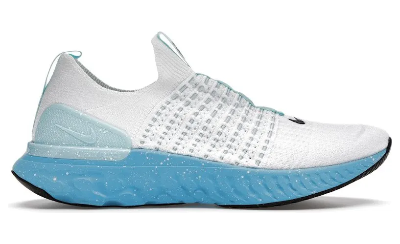 Nike React Phantom Run Flyknit 2 White Glacier Blue (DD9662-100)