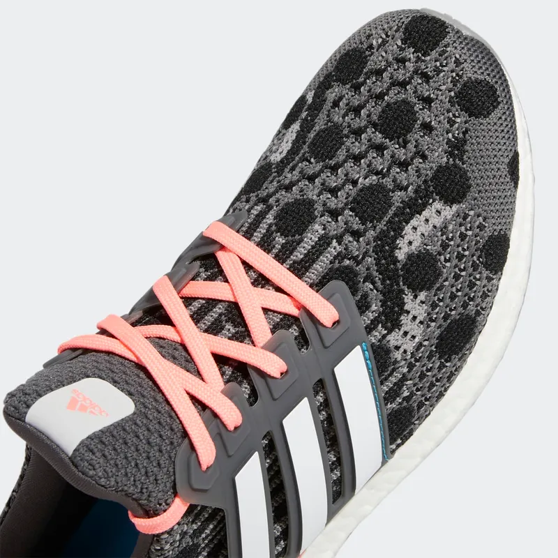 adidas Ultraboost 5 DNA Grey Five / Cloud White / Acid Red (GZ0399)