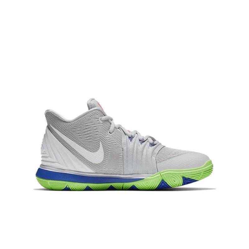 Nike Kyrie 5 Wolf Grey Lime Blast (GS) Wolf Grey/White-Lime Blast (AQ2456-099)
