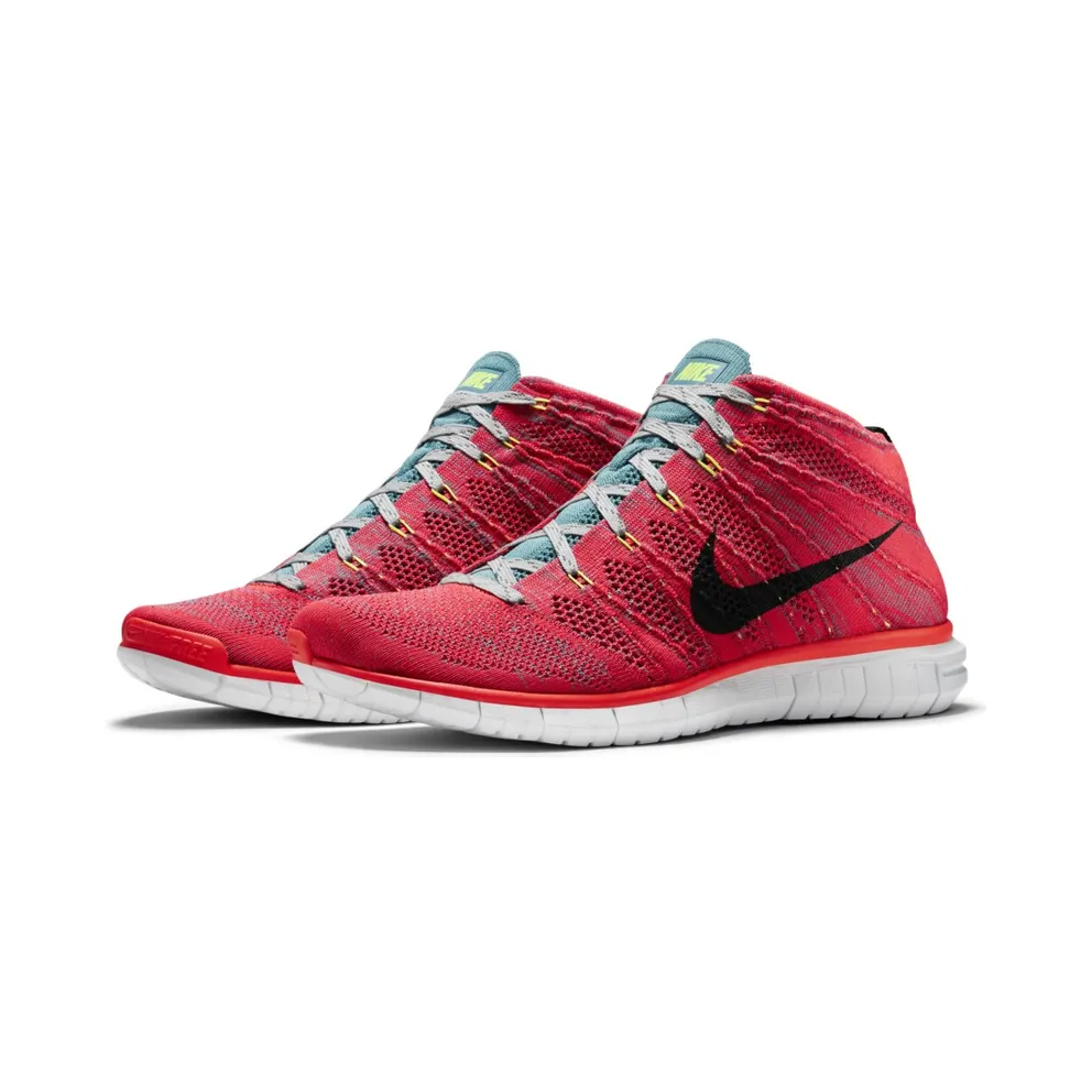 Nike Free Flyknit Chukka Bright Crimson Bright Crimson/Light Ash Grey-Mineral (639700-600)