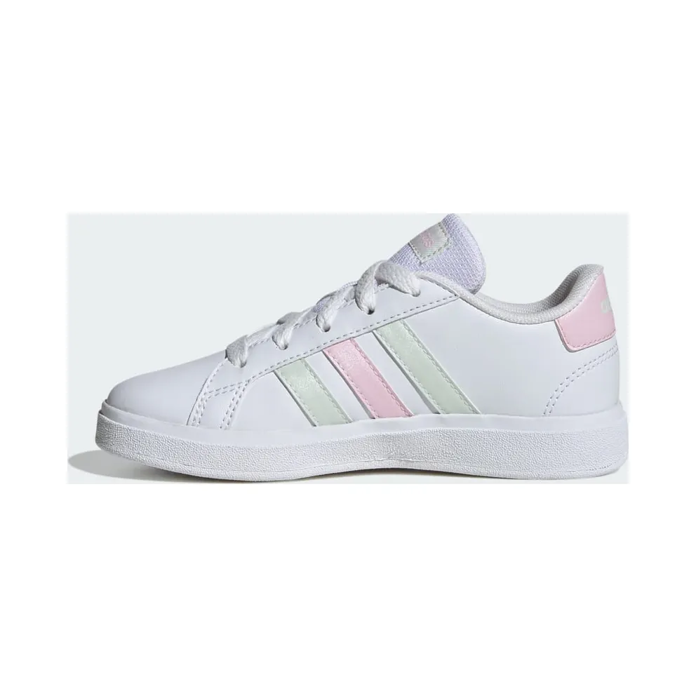 Adidas Grand Court Lifestyle Tennis Lace-Up Cloud White / Crystal Jade / Clear Pink (IH4886)