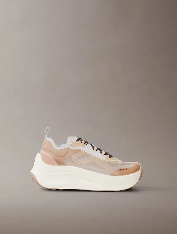 Calvin Klein Ck Volumax – Chunky Runner “LIGHT CASHEW/SPANISH VILLA/NOMAD” (HW0HW032960J6)