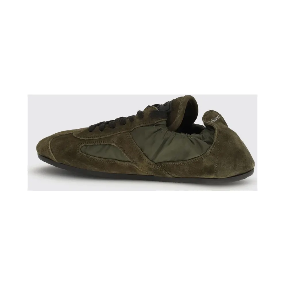 Proenza Schouler Soft Track Suede and Nylon Green (SH261117303)