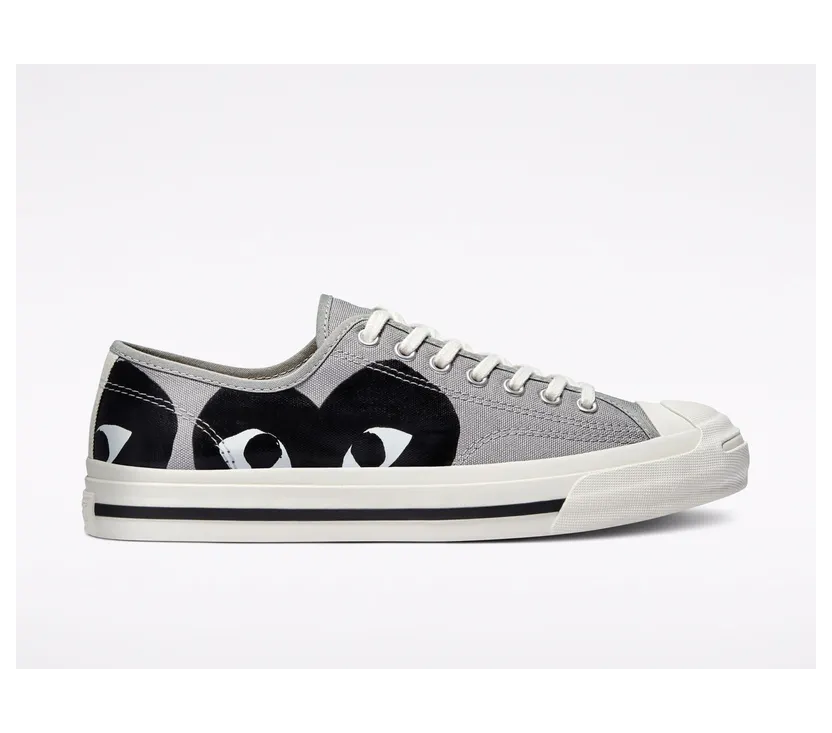 Converse Converse x Comme des Garçons PLAY Jack Purcell Low Top Drizzle/egret/black (171259C)