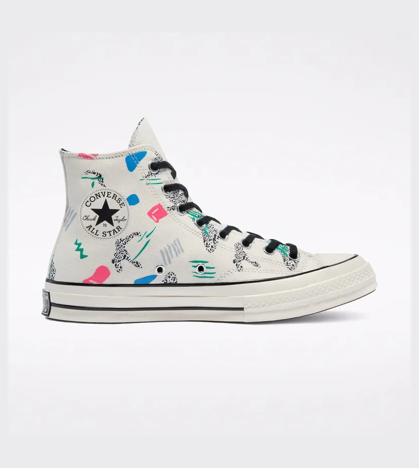 Converse Archive Skate Chuck 70 High Top Egret/court Green (170923C)