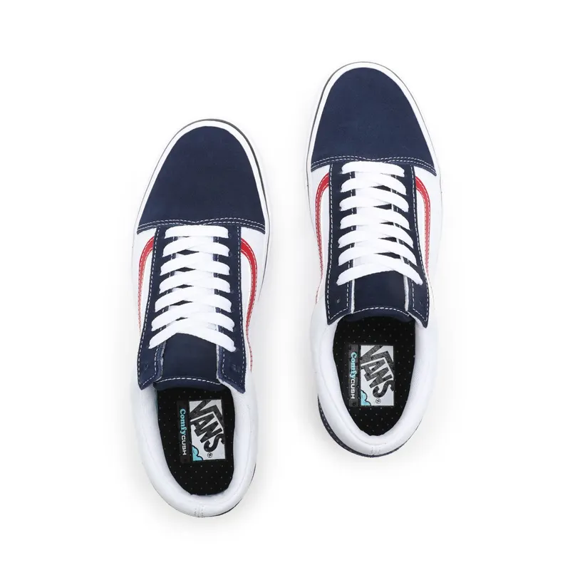 VANS Tri-tone Comfycush Old Skool Shoes White (VN0A3WMA49S)