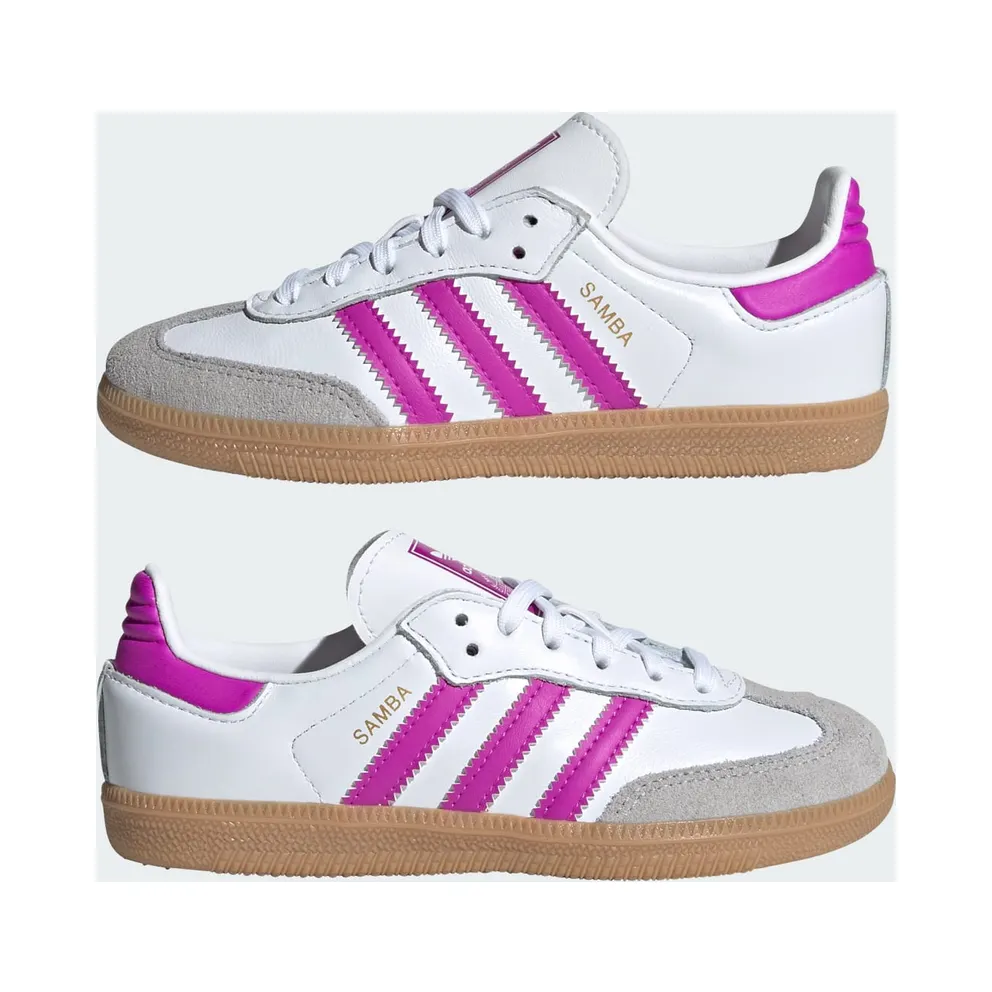 adidas Samba OG Cloud White Purple Burst Gum (IE8848)