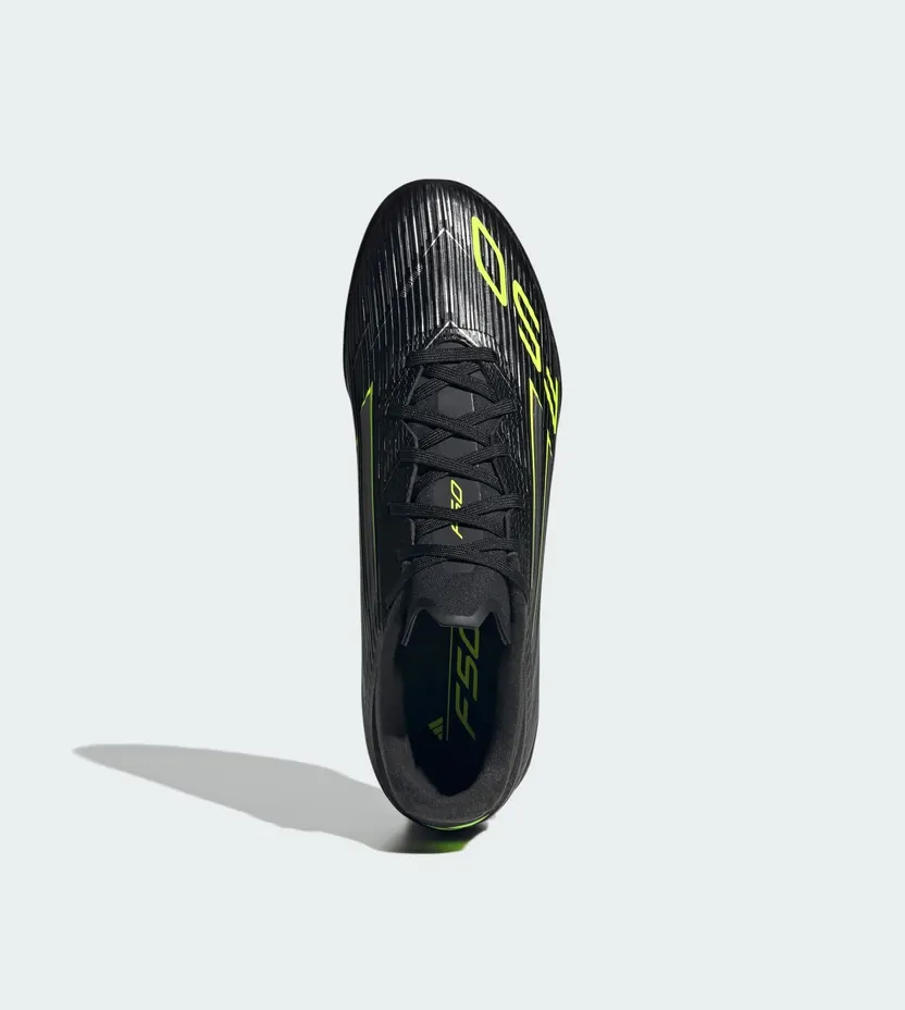 adidas F50 League Turf Core Black Iron Metallic Lucid Lemon (JH7725)