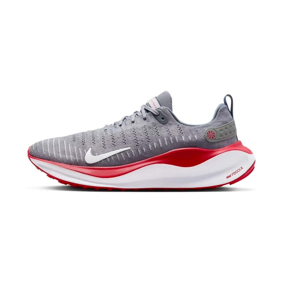 Nike ReactX Infinity Run 4 Cool Grey University Red White (FJ1221-019)