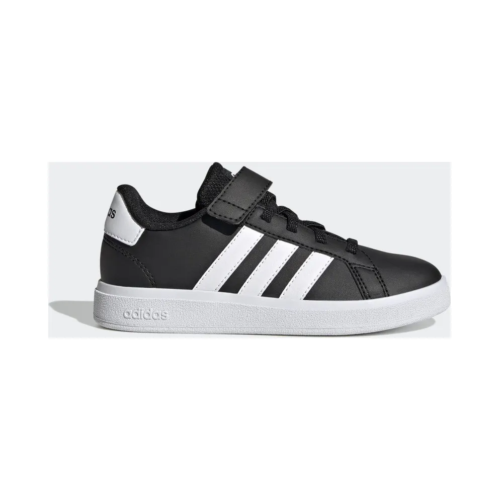 Adidas Grand Court Lifestyle Court Elastic Lace and Top Strap Core Black / Cloud White / Core Black (GW6513)