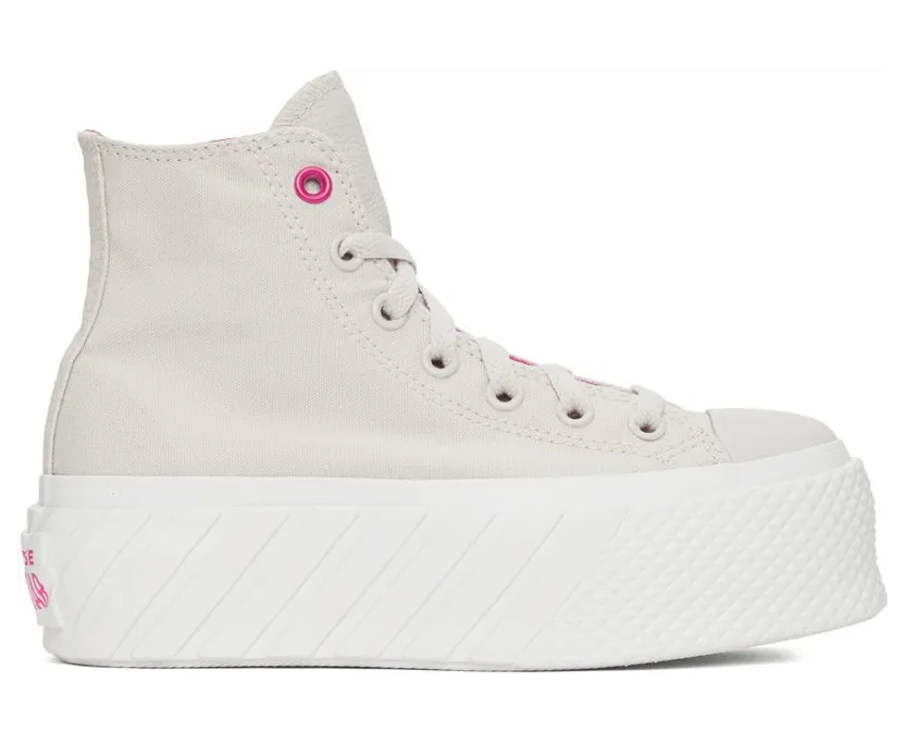 Converse Surface Fusion Lift 2X Platform Chuck Taylor All Star Pale Putty/prime Pink/wit (571676C)