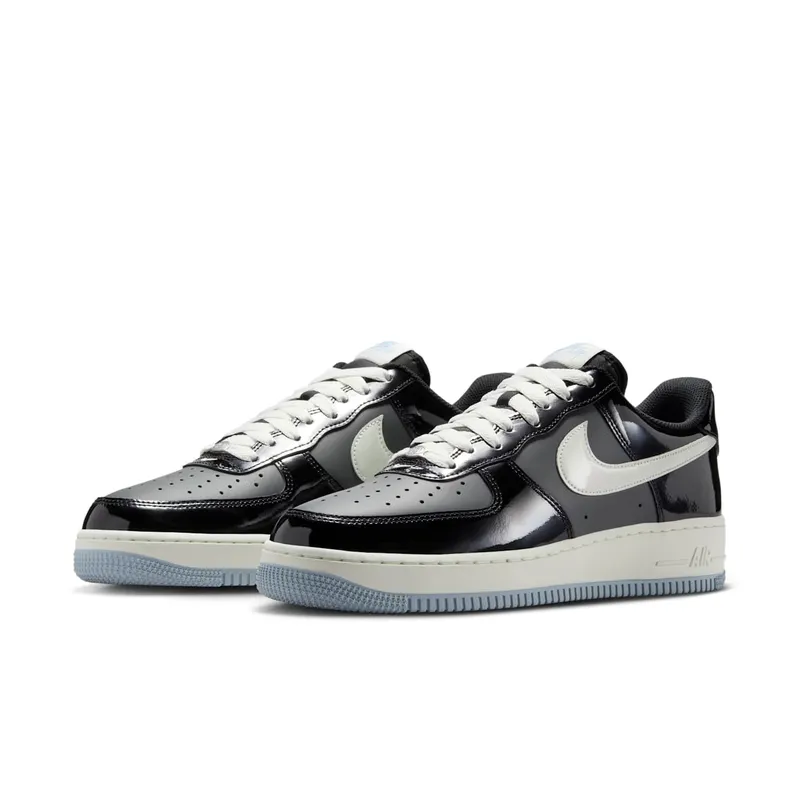 Nike Air Force 1 Low “Black Iron Grey Patent” (IB7676-001)