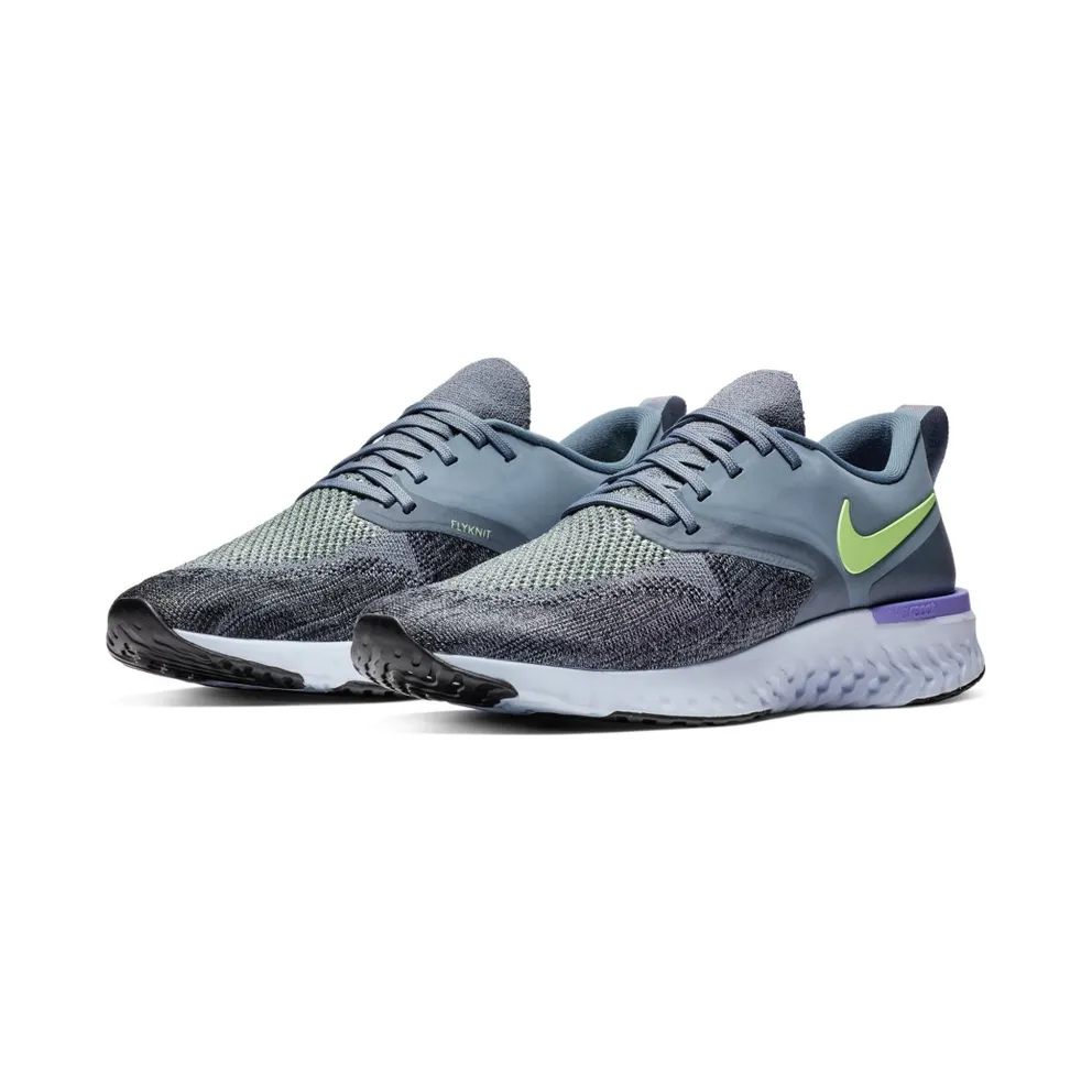 Nike Odyssey React 2 Flyknit Hydrogen Blue Lime Blast Hydrogen Blue/Sapphire-Black-Half Blue-Lime Blast-Leche Blue (AH1015-401)