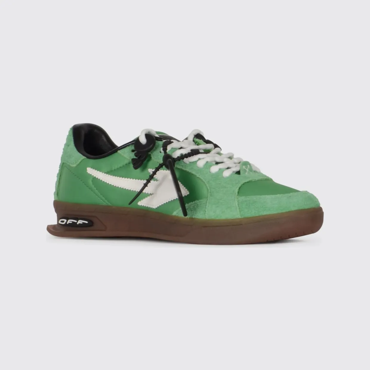 Off-White Suede and Nylon End of Play Sneakers White 2 (OMIA2ALS26FAB0025568)
