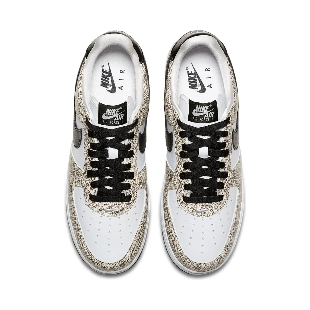Nike Air Force 1 Low Retro Cocoa Snake (2018) True White/Black-Cocoa (845053-104)