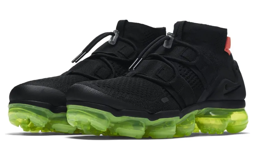 Nike Air VaporMax Utility Black Volt Bright Crimson