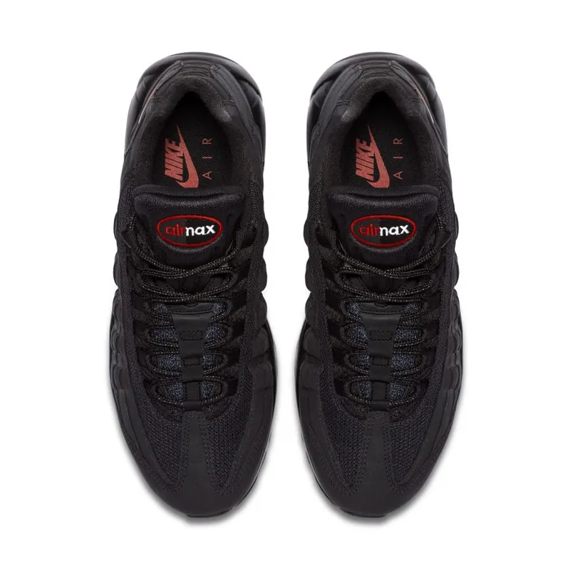 Nike Air Max 95 Jelly Swoosh Black Black/Red-Orange (CJ0423-001)