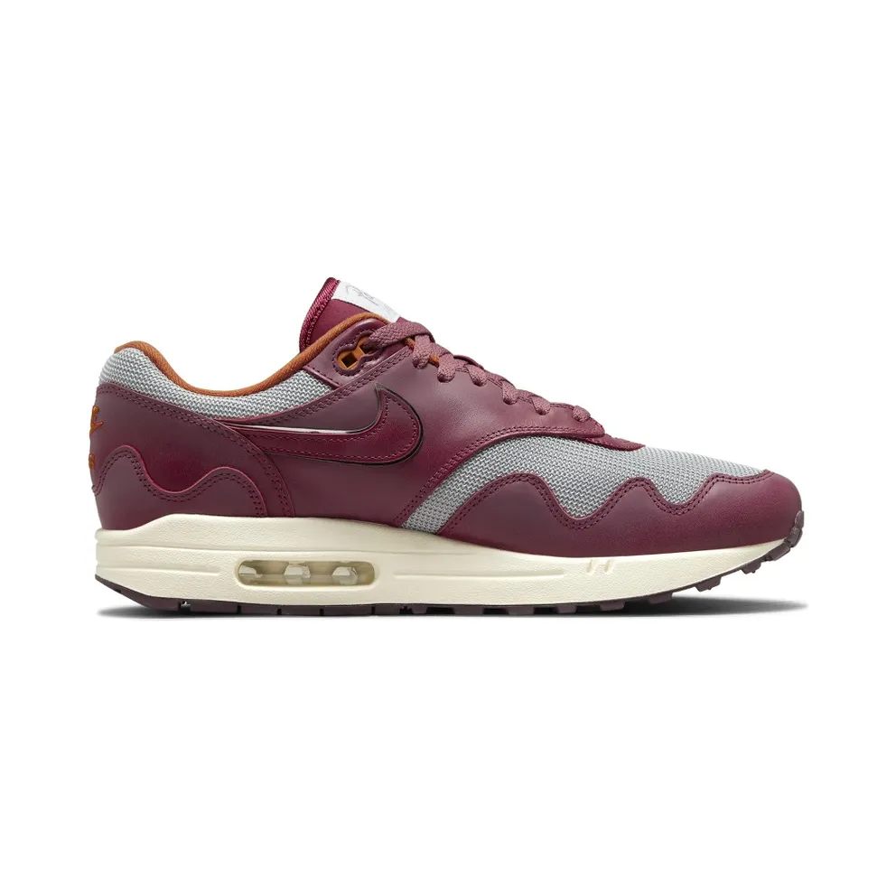 Nike x Patta Air Max 1 Waves Rush Maroon (DO9549-001)
