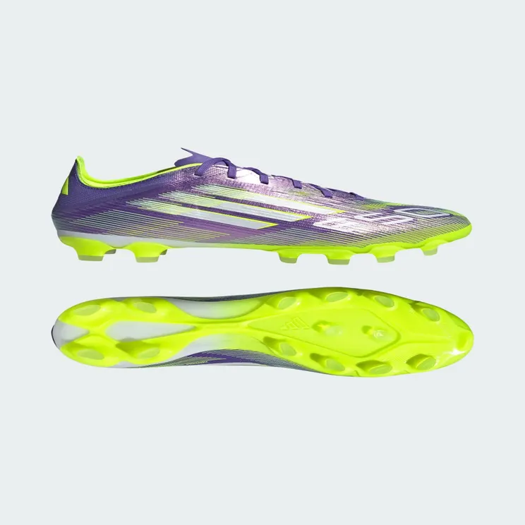 adidas F50 Pro Multi-ground Boots “Purple Rush / Cloud White / Lucid Lemon” (JH7678)