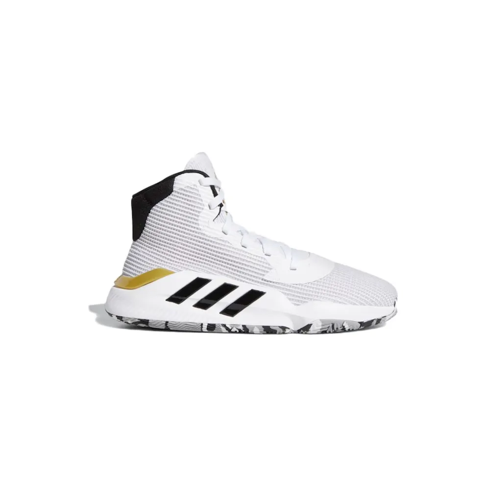 Adidas Pro Bounce 2019 ‘White Gold Metallic’ Cloud White/Core Black/Gold Metallic (EE3896)
