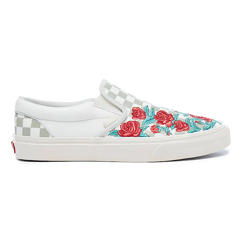 Vans Slip-On Rose Embroidery Marshmallow/Turtledove (VN0A38F8QF9)