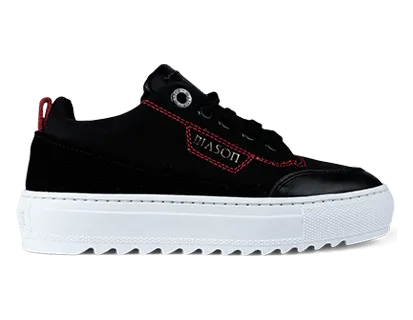 Mason Garments Torino Leather/Suede/Nubuck Black Schwarz (B-FW20-6A)
