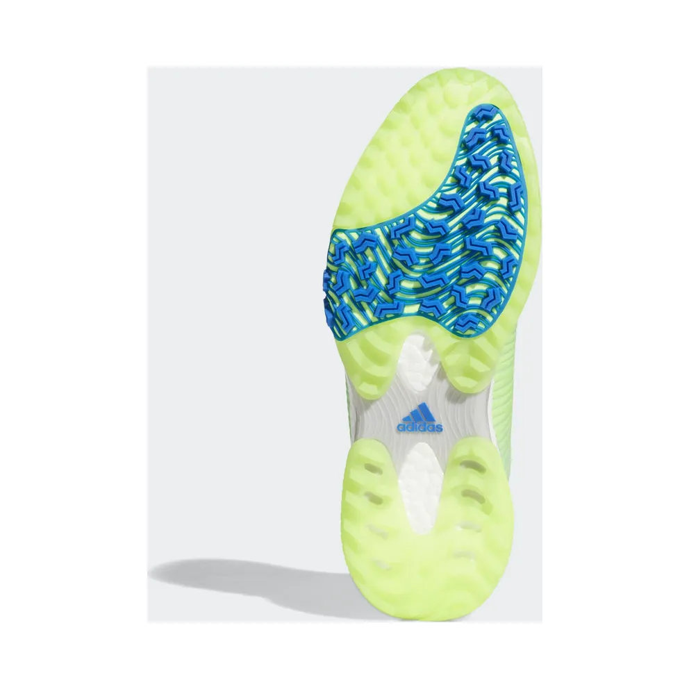 Adidas CodeChaos Golf Shoes Cloud White / Signal Green / Glow Blue (EE9101)