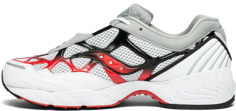 Saucony Grid Web White Grey Red White/Grey-Red (S70466-2)