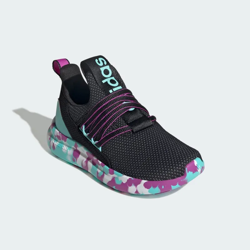 adidas Lite Racer Adapt 7.0 Black Purple Burst Aqua (JS2291)