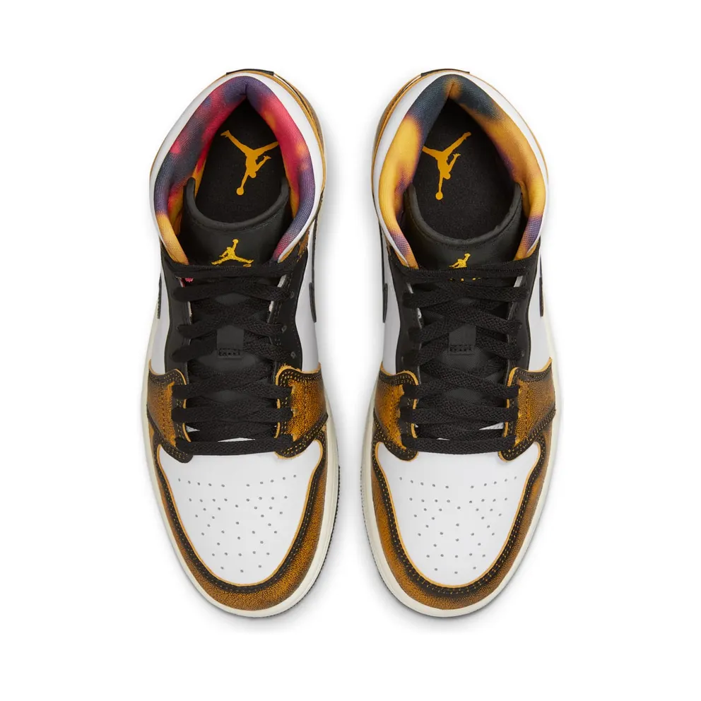 Jordan Air Jordan 1 Mid SE “Black/Taxi-White-Sail” (DQ8417-071)