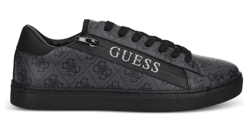 Guess Usa Todi Iik low-top met monogram-print “Black” (FMJTIKFAL12)