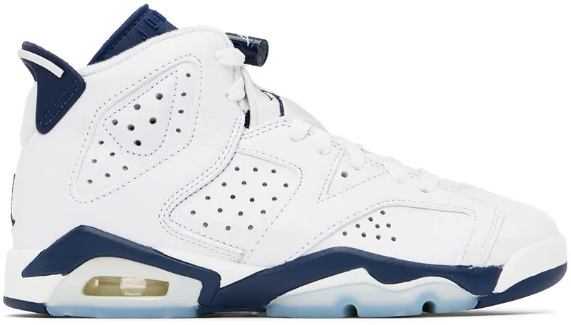 Air Jordan 6 Retro Older Kids’ White (384665-141)