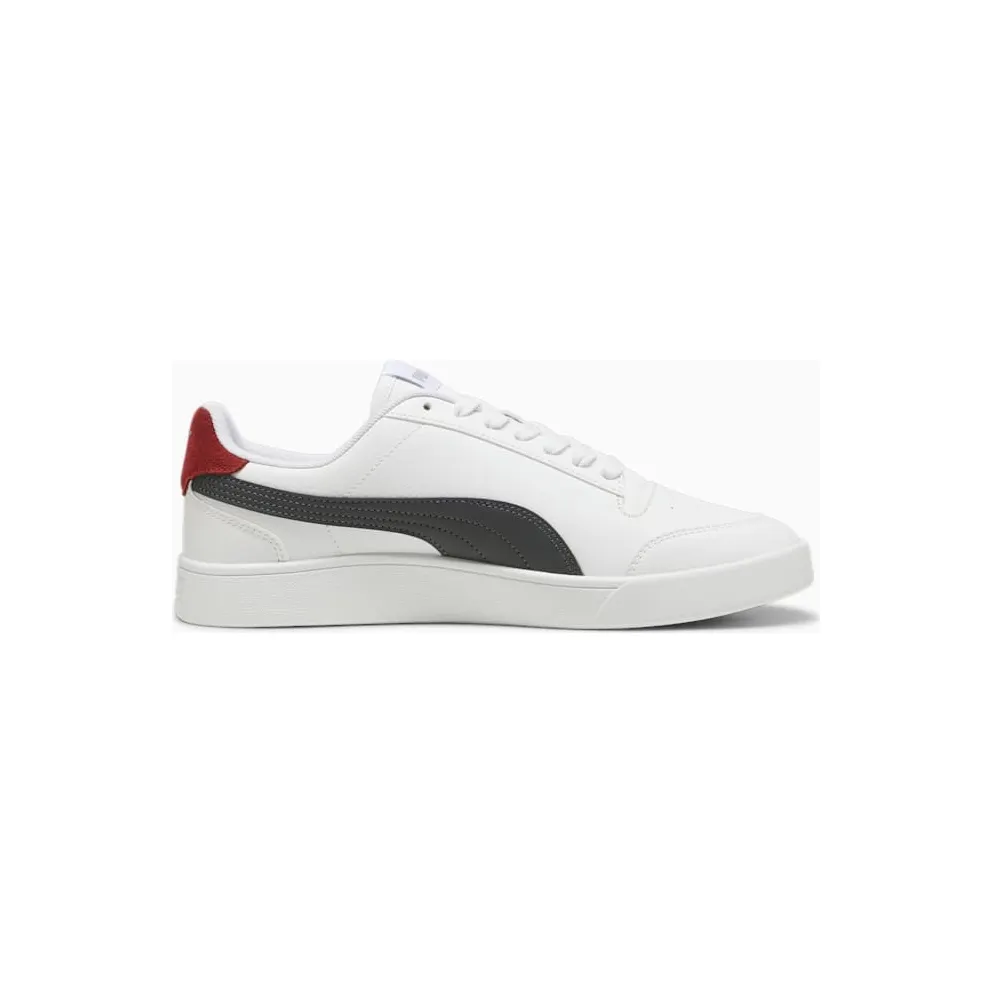 Puma Shuffle White / Shadow Gray / Intense Red (309668-33)