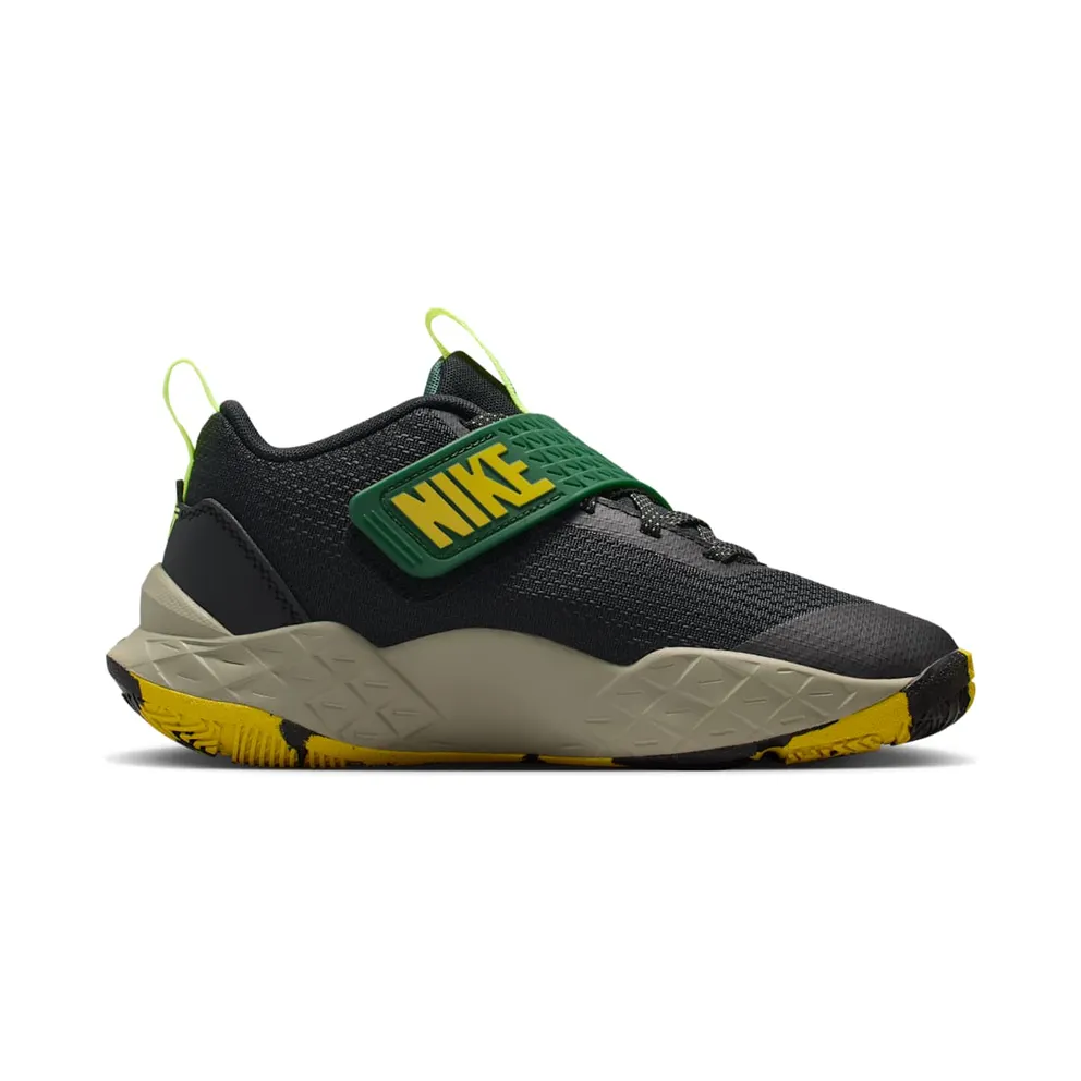 Nike Team Hustle D 12 Black Fir Light Army Bright Citron (HF6279-004)