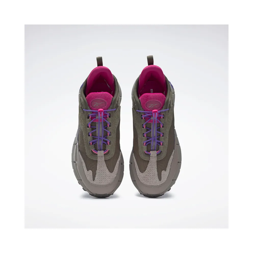 Reebok Zig Kinetica 2.5 Edge Army Green / Boulder Grey / Semi Proud Pink (HR1772)