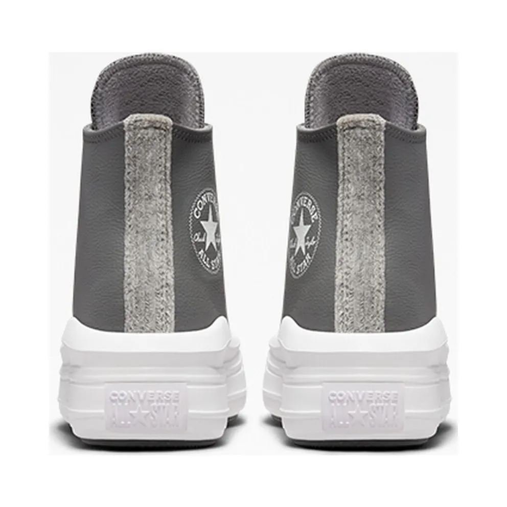 Converse Chuck Taylor All Star Move Platform Stripe Knit Iron Grey/iron Grey/White (A01344C)