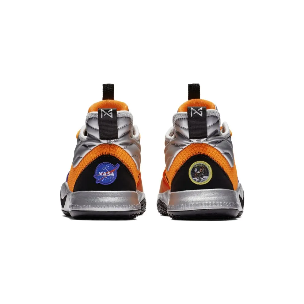 Nike PG 3 NASA (GS) Total Orange/Black-Metallic Silver (CI8973-800)