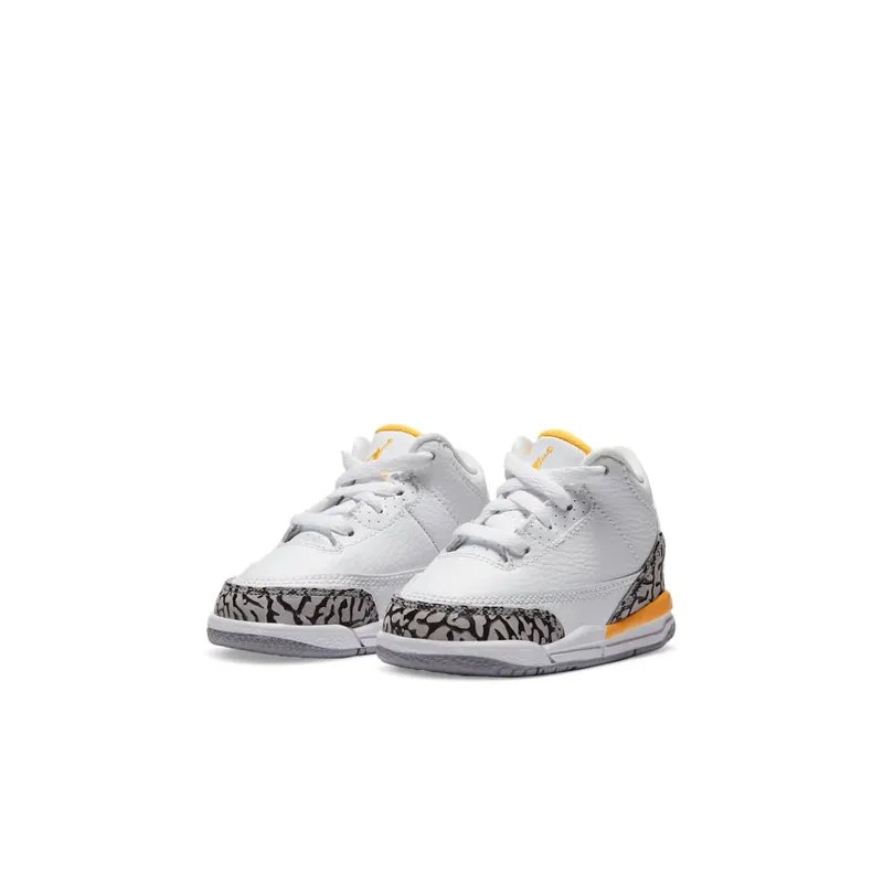 Jordan 3 Retro Laser Orange (TD) White/Black-Laser Orange-Cement Grey (654964-108)