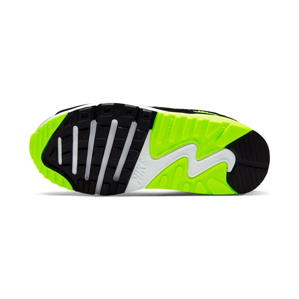 Nike Air Max 90 OG Volt 2020 (PS) White/Particle Grey-Black-Volt (CD6867-101)