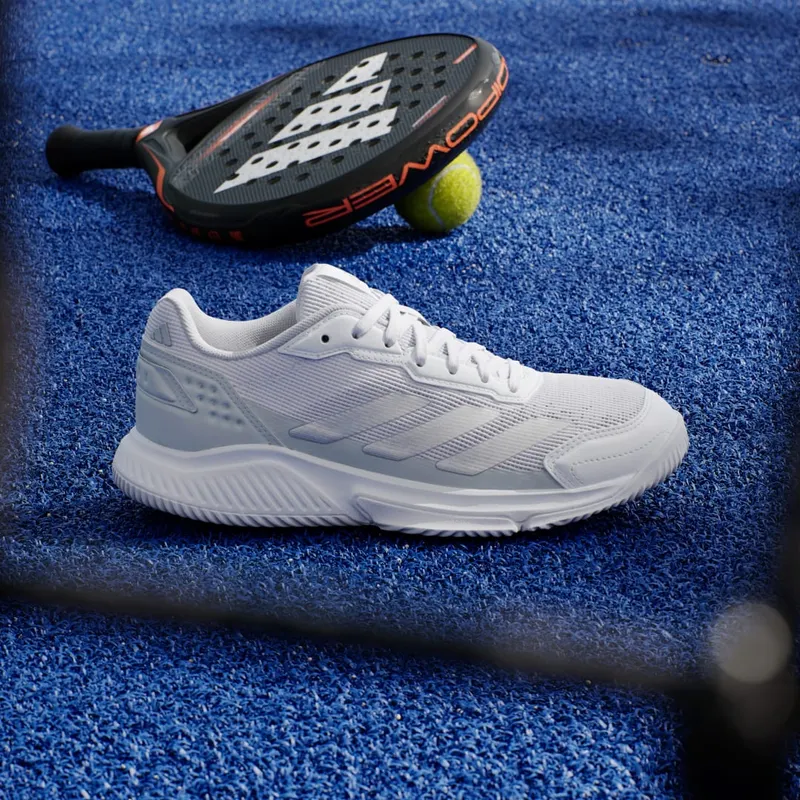 Adidas Courtquick Padel Cloud White / Silver Metallic / Cloud White (JR4658)
