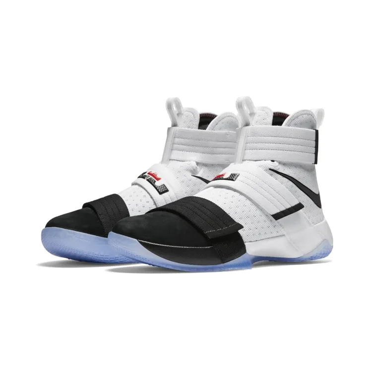 Nike Zoom LeBron Soldier 10 ‘Black Toe’ White/Black (844378-102)