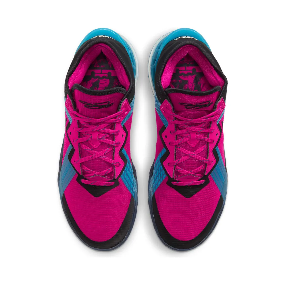 LeBron 18 Low’Neon Nights’Basketball Shoe Red (CV7562-600)
